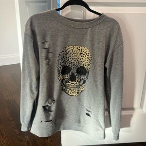 Blooming Jelly Long Sleeve Shirt with Skeleton Design